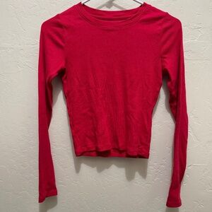 Hollister long sleeve ribbed tee S
